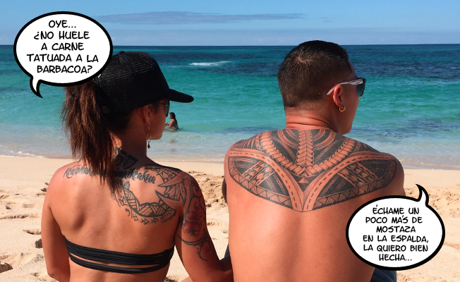 ¿Se puede tomar el sol con un tatuaje recién hecho?